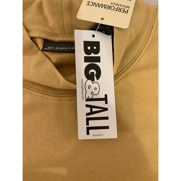 St. Johns Bay XL Tall Mock Neck Long Sleeve Shirt - Picture 10 of 10